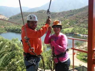 Descenso en tirolesa